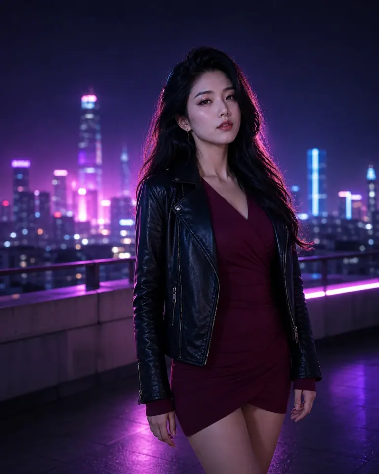 Portrait of Nova, a fictional 18+ AI porn chat character