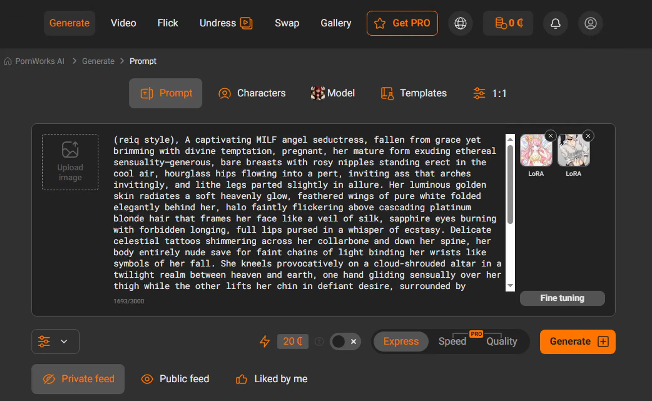 Step 1: Take a screenshot of "Craft Your Prompt"